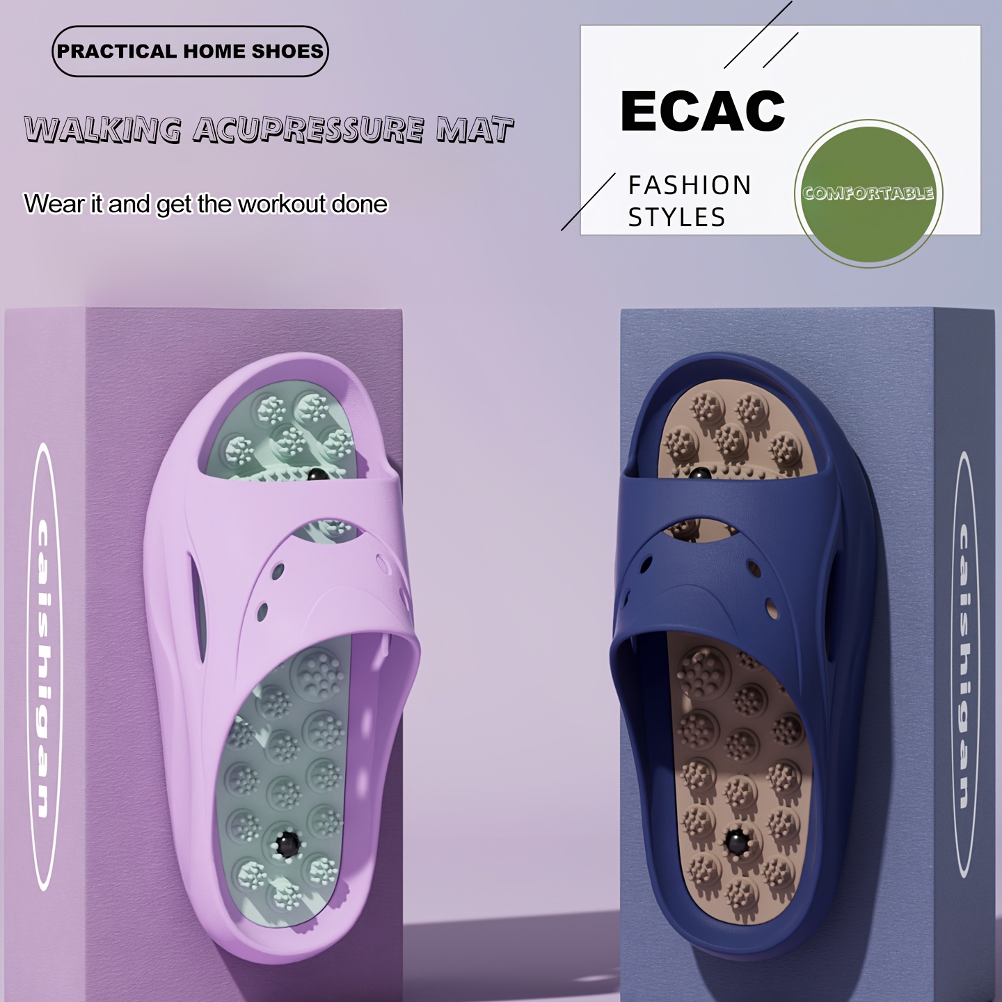 Women Men EVA Massage Slippers - огляд і ціна Men'S Shoes