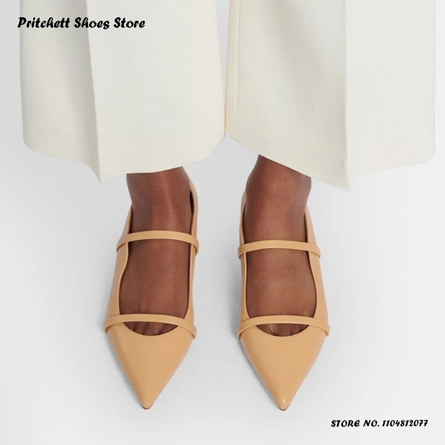 Women's Dual-straps Leather Ba - огляд і ціна Men'S Shoes