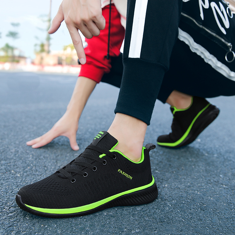 MAEDEF Athletic Shoes for Men  - огляд і ціна Knit Fabric Lace Up Sneakers