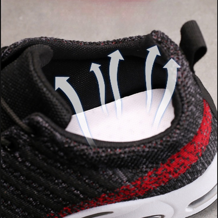 Men's Sneakers Knit Shoes Fash - огляд і ціна Knit Fabric Lace Up Sneakers