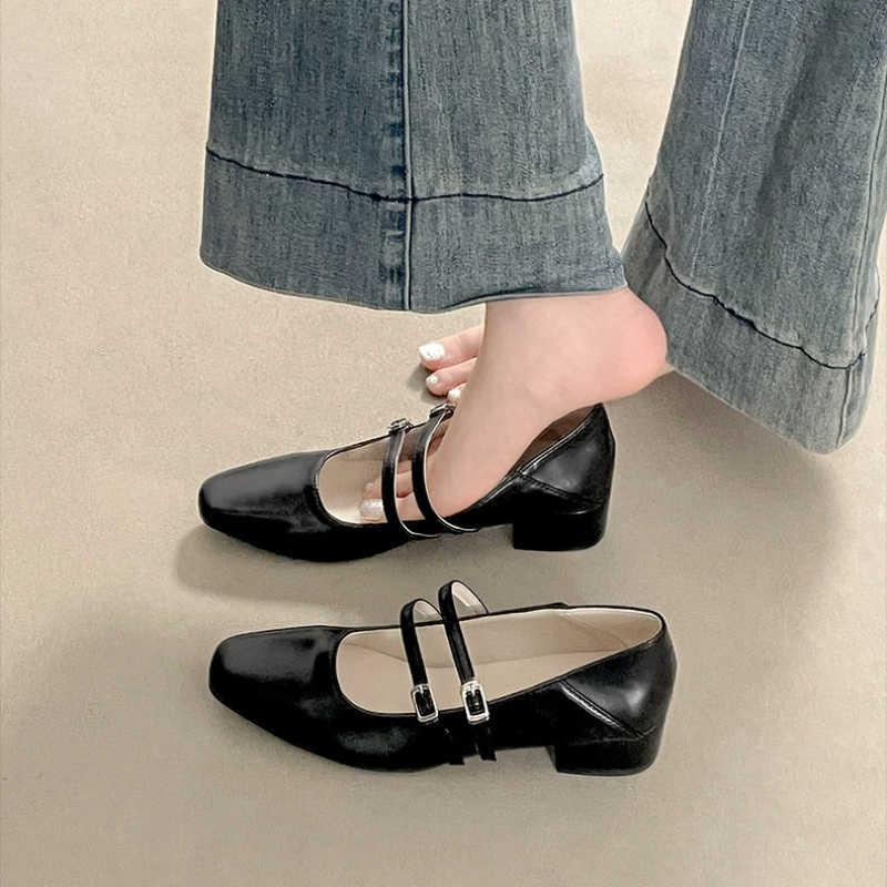 Square Toe Low Heel Women Silv - огляд і ціна Women'S Shoes